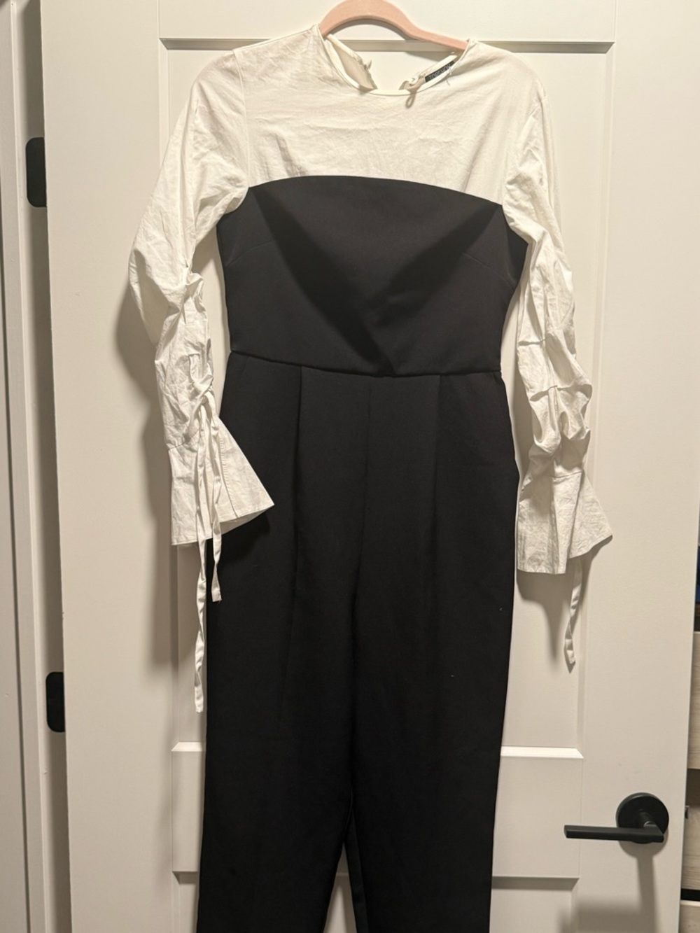 Topshop Cream Jumpsuit - Soft Ivory Finish